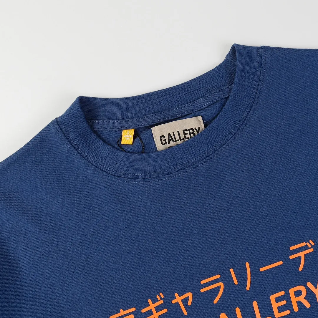 GALLERY.DEPT new summer short-sleeved model number: D3121#P106 color: gray blue code number: S M L XL